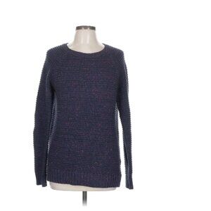 Faded Glory Women's Deep Blue Crew Neck Sweater Size XL